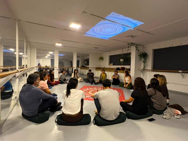Círculo de cierre de un taller